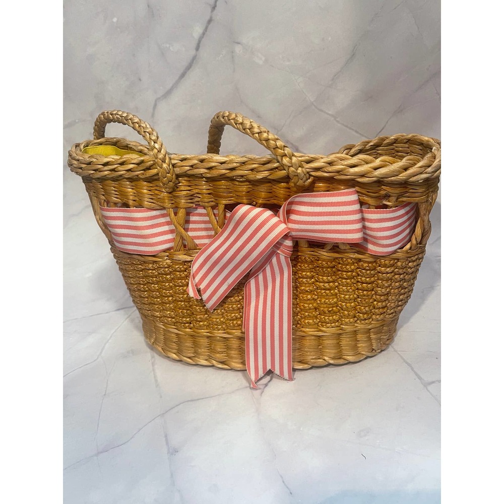 Queen Bea Studios Straw Purse